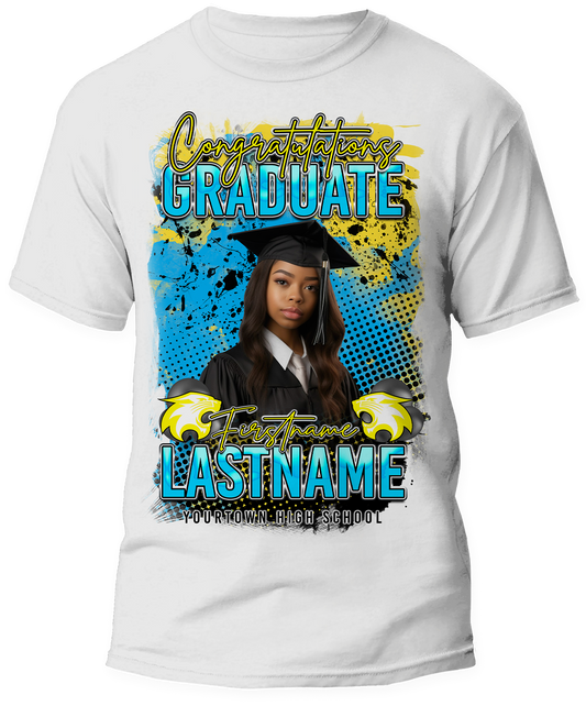 Grad Center Print